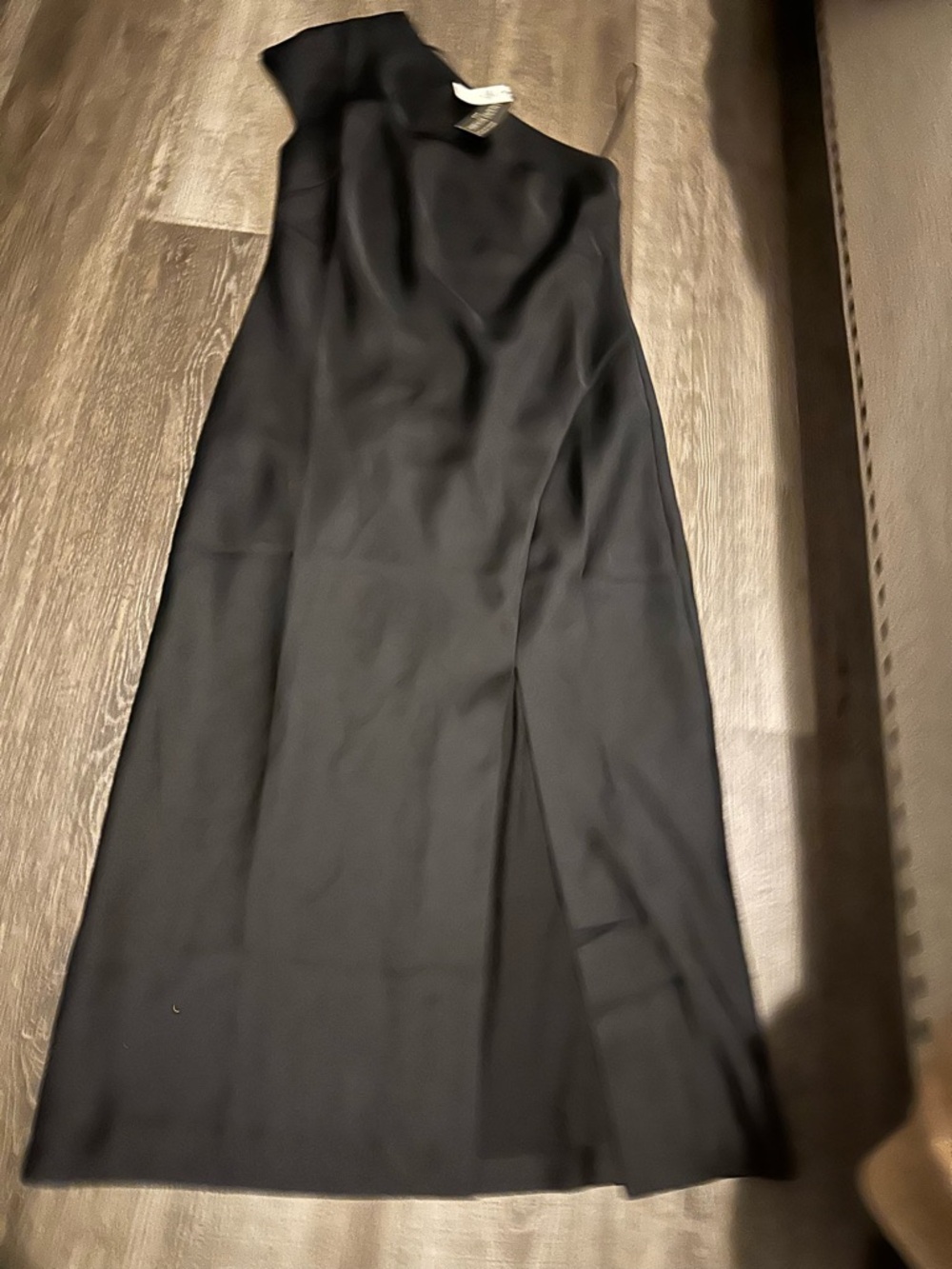 Banana Republic Black One-Shoulder Maxi Dress